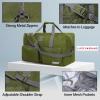 imageLucky Travel Duffel Bags 85L Gym Bag Travel Bag ampamp Large Duffle Bag for Men Foldable Overnight Weekender Bags for Women ampamp Men with Adjustable Shoulder Strap BlackLoden Green