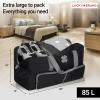 imageLucky Travel Duffel Bags 85L Gym Bag Travel Bag ampamp Large Duffle Bag for Men Foldable Overnight Weekender Bags for Women ampamp Men with Adjustable Shoulder Strap BlackBlack