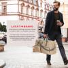 imageLucky Travel Duffel Bags 85L Gym Bag Travel Bag ampamp Large Duffle Bag for Men Foldable Overnight Weekender Bags for Women ampamp Men with Adjustable Shoulder Strap BlackTan