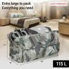 imageLucky Travel Duffel Bags 85L Gym Bag Travel Bag ampamp Large Duffle Bag for Men Foldable Overnight Weekender Bags for Women ampamp Men with Adjustable Shoulder Strap BlackCamo