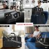 imageLucky Travel Duffel Bags 85L Gym Bag Travel Bag ampamp Large Duffle Bag for Men Foldable Overnight Weekender Bags for Women ampamp Men with Adjustable Shoulder Strap BlackBlack