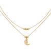 imageLucky Brand Gold Plated 2 Pack Beautiful Necklaces for Women