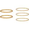 imageLucky Brand Gold Plated 5 Pack Bangles