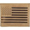 Flag Embossed Leather - Tan
