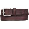 imageLucky Brand Mens Stitched Leather Belt  Classic  Casual  Dress  Everyday  Western  Genuine Leather  Metal BuckleAntiqued Leather  Brown