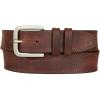 imageLucky Brand Mens Stitched Leather Belt  Classic  Casual  Dress  Everyday  Western  Genuine Leather  Metal BuckleTriple Needle Stitch  Brown