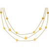 imageLucky Brand Real Gold Plated 3 Layer Necklace