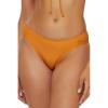 imageLucky Brand Womens Sea of Love Shirred Hipster Bikini Bottom Cheeky Coverage Swimwear SeparatesGold