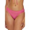 imageLucky Brand Womens Sea of Love Shirred Hipster Bikini Bottom Cheeky Coverage Swimwear SeparatesPinkie