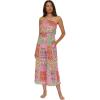imageLucky Brand Womens Seville Crop Jumpsuit Crochet Trim Casual Beach Cover UpsMulticolor