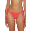 imageLucky Brand Womens Valencia Tie Side Bikini Bottom Cheeky Coverage Swimwear SeparatesCoral