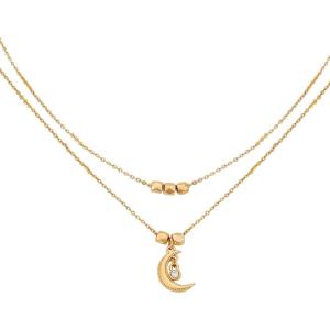 imageLucky Brand Gold Plated 2 Pack Beautiful Necklaces for Women