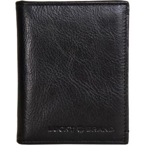 imageLucky Brand Mens Bifold Wallet  ID Window  Card Slots  Genuine Leather  Organization  Durable  StylishSmooth Leather  Black