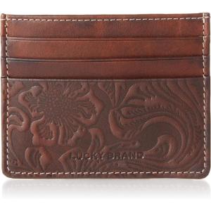 imageLucky Brand Mens Slim Wallet Case  Id Window  Card Slot  Minimalist Design  Lightweight  LeatherLeather Western  Brown