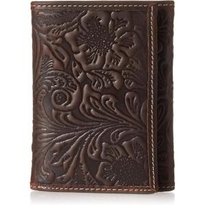 imageLucky Brand Mens Trifold Wallet  Id Window  Card Slots  Leather  Organization  Durable  StylishLeather Western  Brown