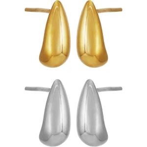 imageLucky Brand Stylish Gold Silver Plated Stud Earrings