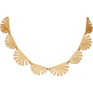 imageLucky Brand Stylish NecklaceFan Shaped Statement Necklace
