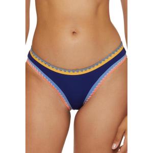 imageLucky Brand Womens Avila Hipster Bikini Bottom Cheeky Coverage Swimwear SeparatesNavy