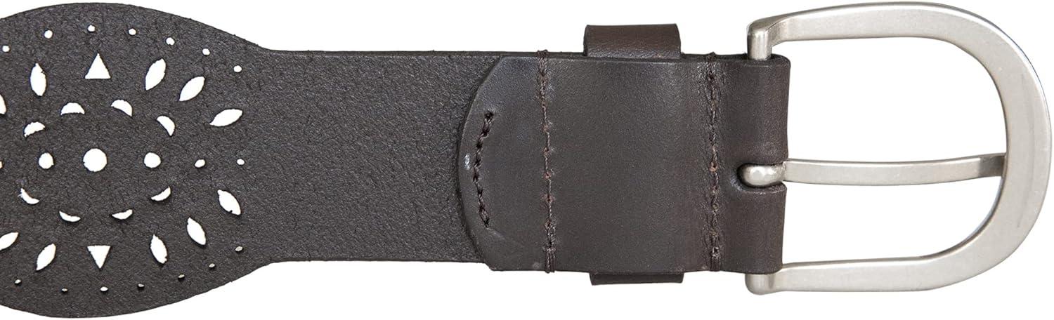 imageLucky Brand Womens Embroidered Leather Belt  Stylish  Classic  WesternInspired  American Heritage  Jean  PantPerforated Leather  Brown