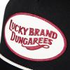 imageLucky Brand Classic Cotton Adjustable  Dad Hat  Baseball Cap  Fishing  Low Profile  5 Panel DesignDungarees  Black