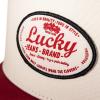 imageLucky Brand Classic Cotton Adjustable  Dad Hat  Baseball Cap  Fishing  Low Profile  5 Panel DesignJeans Patch  Natural
