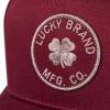 imageLucky Brand Classic Cotton Adjustable  Dad Hat  Baseball Cap  Fishing  Low Profile  5 Panel DesignMfg Co Patch  Cardinal