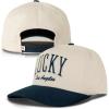 imageLucky Brand Classic Cotton Adjustable  Dad Hat  Baseball Cap  Fishing  Low Profile  5 Panel DesignVarsity  Navy