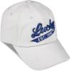 imageLucky Brand Classic Cotton Hat  Adjustable  Dad Hat  Baseball Cap  Golf  Fishing  Low Profile  5 Panel Design1990 Embroidered  Light Grey