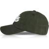 imageLucky Brand Classic Cotton Hat  Adjustable  Dad Hat  Baseball Cap  Golf  Fishing  Low Profile  5 Panel Design1990 Embroidered  Olive