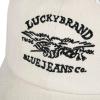 imageLucky Brand Classic Cotton Hat  Adjustable  Dad Hat  Baseball Cap  Golf  Fishing  Low Profile  5 Panel DesignBlue Jeans Co  Cream