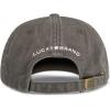 imageLucky Brand Classic Cotton Hat  Adjustable  Dad Hat  Baseball Cap  Golf  Fishing  Low Profile  5 Panel DesignClover  Charcoal Grey