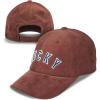 imageLucky Brand Classic Cotton Hat  Adjustable  Dad Hat  Baseball Cap  Golf  Fishing  Low Profile  5 Panel DesignCorduroy  Cognac