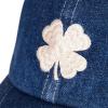 imageLucky Brand Classic Cotton Hat  Adjustable  Dad Hat  Baseball Cap  Golf  Fishing  Low Profile  5 Panel DesignLucky Clover  Light Denim
