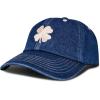 imageLucky Brand Classic Cotton Hat  Adjustable  Dad Hat  Baseball Cap  Golf  Fishing  Low Profile  5 Panel DesignLucky Clover  Light Denim