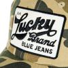 imageLucky Brand Classic Cotton Hat  Adjustable  Dad Hat  Baseball Cap  Golf  Fishing  Low Profile  5 Panel DesignPatch  Camo
