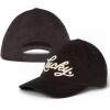 imageLucky Brand Classic Cotton Hat  Adjustable  Dad Hat  Baseball Cap  Golf  Fishing  Low Profile  5 Panel DesignScript Corduroy  Black