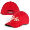 imageLucky Brand Classic Cotton Hat  Adjustable  Dad Hat  Baseball Cap  Golf  Fishing  Low Profile  5 Panel DesignScript Corduroy  Red