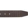 imageLucky Brand Mens Genuine Leather Belt  Classic  Casual  Everyday  Western  American Heritage  Metal BuckleGrid Tooled Embossed  Brown