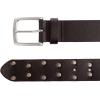 imageLucky Brand Mens Genuine Leather Belt  Classic  Casual  Everyday  Western  American Heritage  Metal BuckleStudded  Black