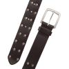 imageLucky Brand Mens Genuine Leather Belt  Classic  Casual  Everyday  Western  American Heritage  Metal BuckleStudded  Black