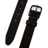 imageLucky Brand Mens Jeans Leather Belt Classic Casual Dress Everyday American Heritage Genuine Leather Metal BuckleDistressed Suede  Black