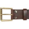 imageLucky Brand Mens Jeans Leather Belt Classic Casual Dress Everyday American Heritage Genuine Leather Metal BuckleRoller Buckle With Rivets  Brown
