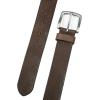 imageLucky Brand Mens Jeans Leather Belt Classic Casual Dress Everyday American Heritage Genuine Leather Metal BuckleWeathered  Brown