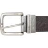 imageLucky Brand Mens Reversible Genuine Leather Belt  Classic  Casual  Dress  Everyday  Western  Metal BuckleWestern Reversible  BrownBlack