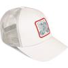 imageLucky Brand Trucker Hat  Snapback  Adjustable  Mesh Back  Baseball Cap  Golf  Fishing  American HeritageClover Patch  Light Grey