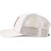 imageLucky Brand Trucker Hat  Snapback  Adjustable  Mesh Back  Baseball Cap  Golf  Fishing  American HeritageClover Patch  Light Grey