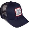 imageLucky Brand Trucker Hat  Snapback  Adjustable  Mesh Back  Baseball Cap  Golf  Fishing  American HeritageClover Patch  Navy