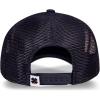 imageLucky Brand Trucker Hat  Snapback  Adjustable  Mesh Back  Baseball Cap  Golf  Fishing  American HeritageClover Patch  Navy