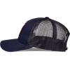 imageLucky Brand Trucker Hat  Snapback  Adjustable  Mesh Back  Baseball Cap  Golf  Fishing  American HeritageClover Patch  Navy
