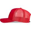 imageLucky Brand Trucker Hat  Snapback  Adjustable  Mesh Back  Baseball Cap  Golf  Fishing  American HeritageClover Patch  Red